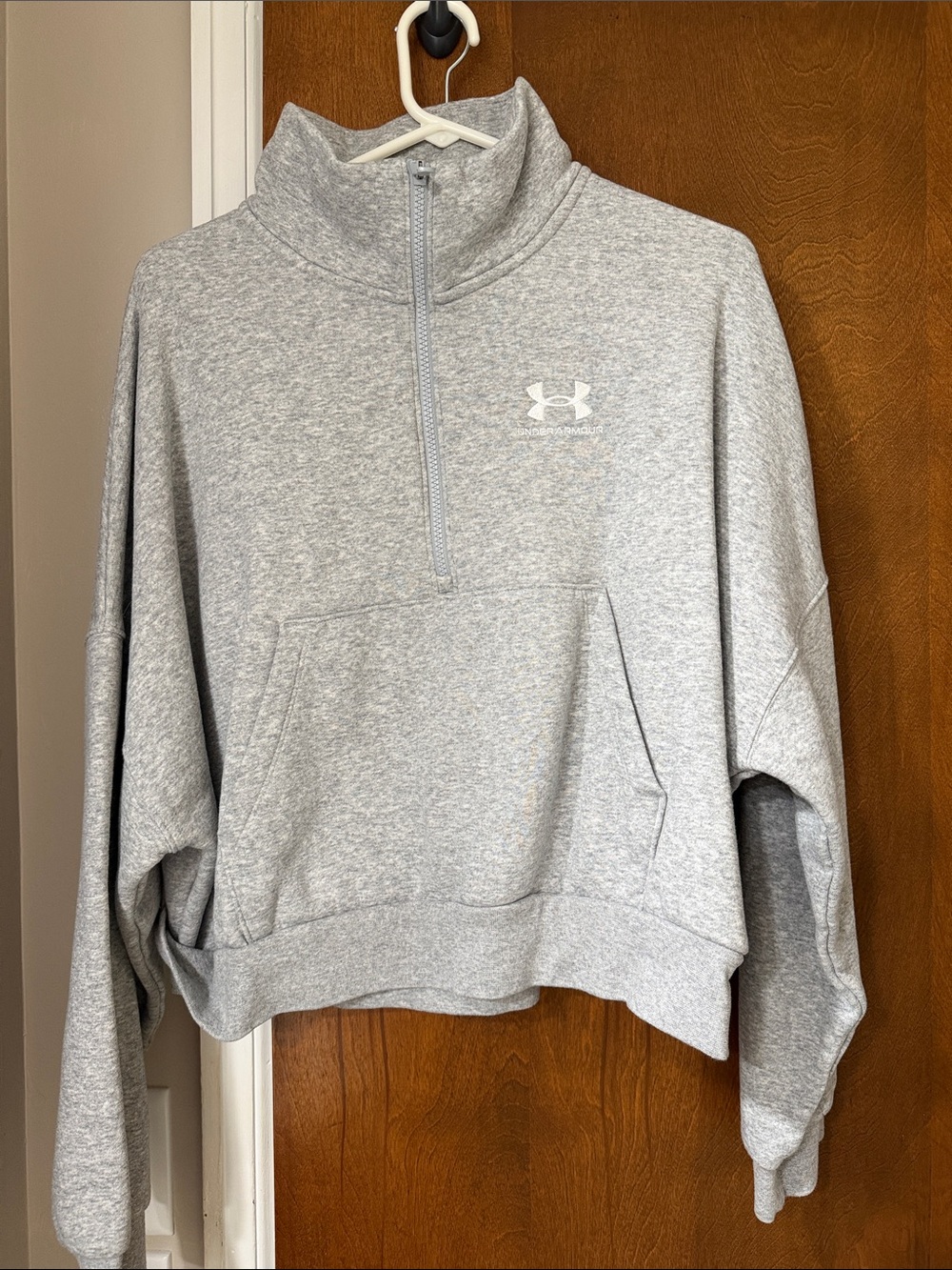 Cropped Under Armour Women’s Half-Zip Pullover